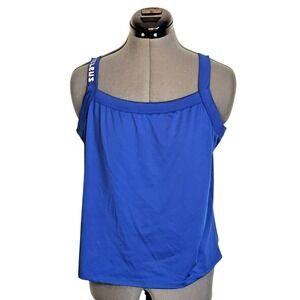 Neleus ‎ Blue Athletic Tank Top